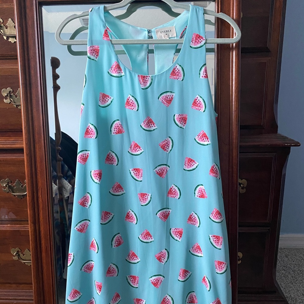 Everly Watermelon Print Dress